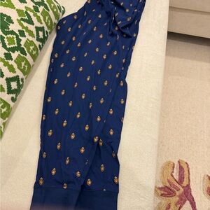 NWT Polo by Ralph Lauren Blue Joggers with Yellow Crest